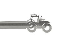 Grillzange Motiv Traktor