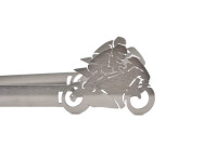 Grillzange Motiv Motorrad Rennmaschine