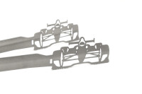 Grillzange Motiv Formel Rennwagen