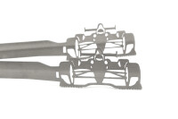 Grillzange Motiv Formel Rennwagen