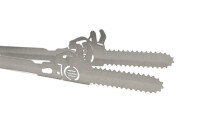Grillzange Motiv Motorsäge