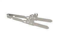 Grillzange Motiv Motorsäge