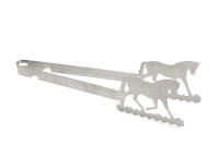 Grillzange Motiv Pferd