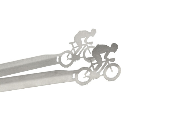 Grillzange Motiv Fahrrad Rennrad