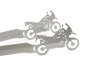 Grillzange Motiv Motorrad Enduro GS