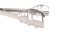 Grillzange Motiv Omnibus / Autobus