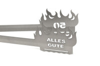 Grillzange Flamme Alles Gute 50