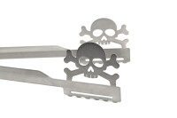 Grillzange Motiv Totenkopf / Skull