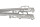 Grillzange Motiv Hochzeit  / Just married