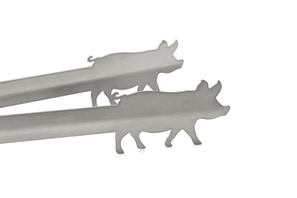 Grillzange Motiv Schwein