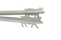 Grillzange Motiv Schwein