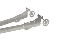 Grillzange Motiv Motorrad Chopper