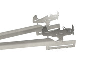 Grillzange Motiv Flugzeug