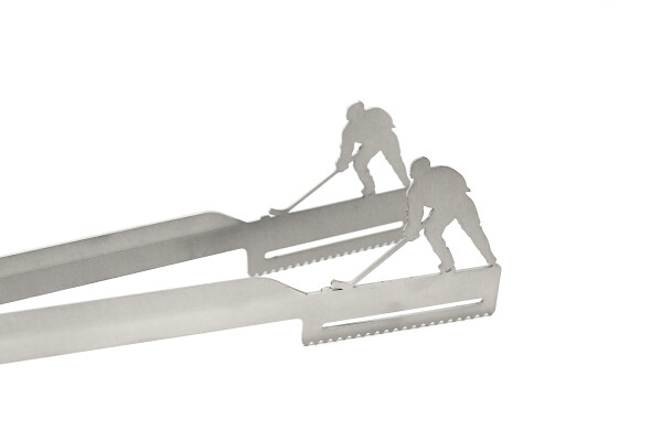 Grillzange Motiv Eishockey