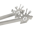 Grillzange Motiv Turbo / Autoschrauber