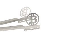 Grillzange Motiv Bitcoin Crypto