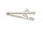 Grillzange Motiv Taucher / Taucherin