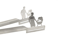Grillzange Grill Meister, lasergraviert