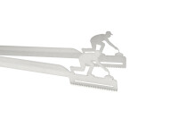 Grillzange Motiv Eisstockschießen