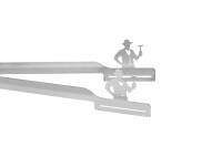 Grillzange Motiv Zimmermann