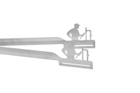 Grillzange Motiv Klempner