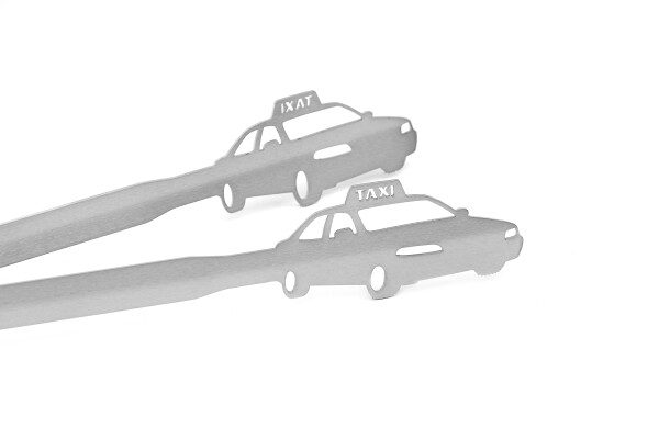 Grillzange Motiv Taxi